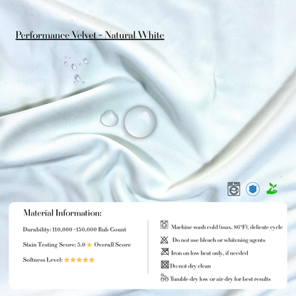 Swatch - Performance Velvet | Natural White